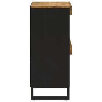Bijzetkast 85x33x75 cm massief mangohout 4