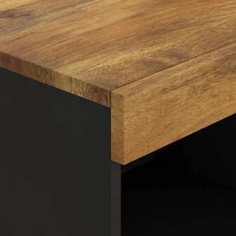 Bijzetkast 85x33x75 cm massief mangohout 6