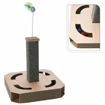 Pets Collection Kattenkrabmat 40x40x40 cm naturel 2