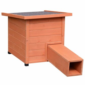 @pet Egelhuis XL 53x65x52cm Hout Bruin 2