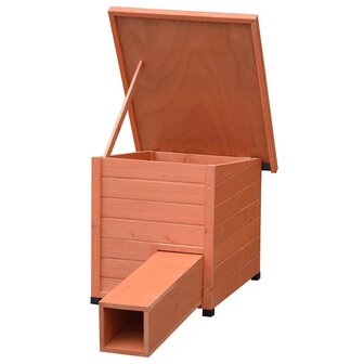 @pet Egelhuis XL 53x65x52cm Hout Bruin 4