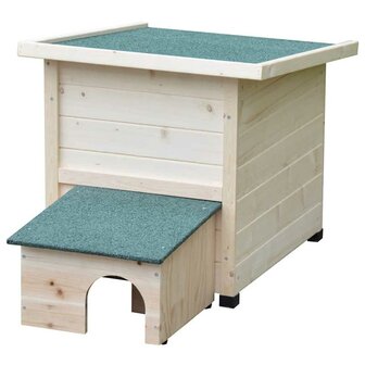 @pet Egelhuis XL 53x65x52cm Hout Wit 2