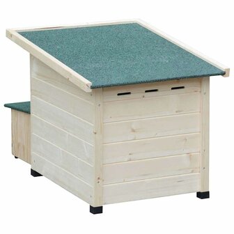 @pet Egelhuis XL 53x65x52cm Hout Wit 3