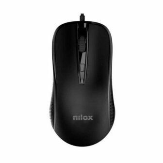 Muis Nilox MOUSB1014 Zwart 2400 dpi 1