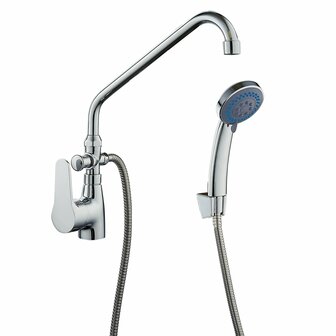 EISL Badmengkraanset SPEED II chroomkleurig 1