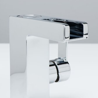 SCH&Uuml;TTE LED-wastafelmengkraan met watervaluitloop ORINOCO chroom 8