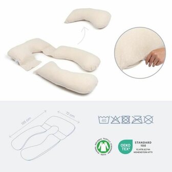 Borstvoedingskussen Doomoo Beige XXL (2 Stuks) 5