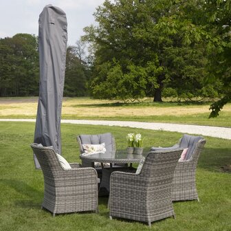 Madison Hoes voor staande parasol 165x25 cm grijs 9