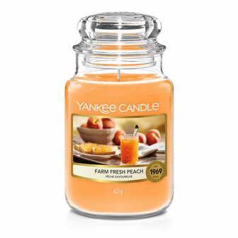 Geurkaars Yankee Candle Farm Fresh Peach 623 g 1