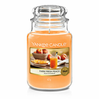 Geurkaars Yankee Candle Farm Fresh Peach 623 g 2
