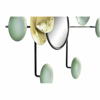 Wanddecoratie DKD Home Decor Spiegel Lakens Gouden Metaal Munt Orientaals (45 x 3 x 30 cm) 3