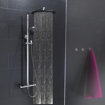 EISL hoofddoucheset met thermostaatkraan GRANDE VITA chroomzwart 3