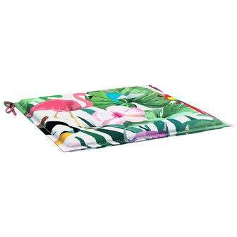 Tuinstoelkussens 2 st 40x40x3 cm stof meerkleurig 5