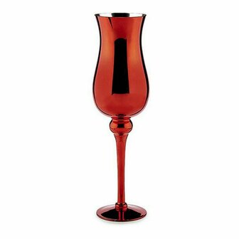 Kaarshouder Rood Kristal 13,5 x 4,5 x 13,5 cm 1