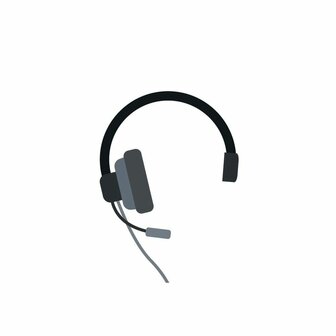 Hoofdtelefoon met microfoon Epos 1000917 Zwart 1