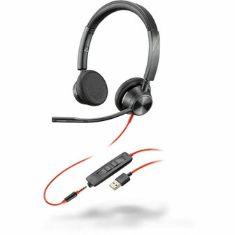 Hoofdtelefoon met microfoon Poly 3325 Zwart 1