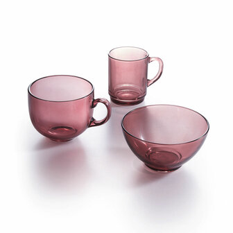 Kom Luminarc Alba Terra cotta Glas 500 ml (6 Stuks) 2