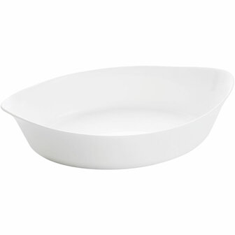 Serveerschaal Luminarc Smart Cuisine Ovalen Wit Glas 28 x 17 cm (6 Stuks) 2
