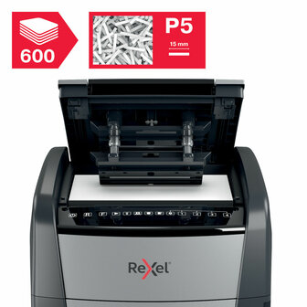 Papierversnipperaar Microsnippers Rexel AutoFeed+ 600M 2