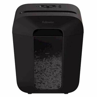 Papierversnipperaar Microsnippers Fellowes LX45 17 L 4 x 37 mm 8 Vellen Zwart 1