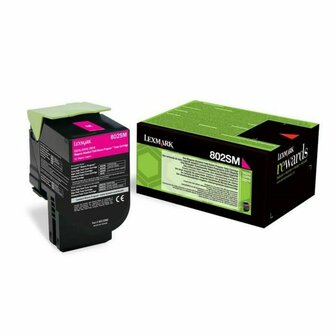 Toner Lexmark 802SM Zwart Magenta 1