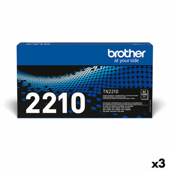 Toner Brother HL-2240D/2250DN/2270DW/FAX 2840 Zwart (3 Stuks) 1