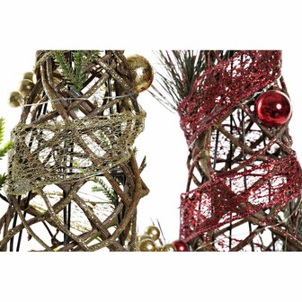 Kerstboom DKD Home Decor Rotan (2 pcs) (16 x 16 x 41 cm) 3