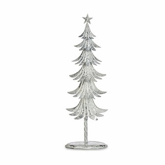 Kerstboom 20 x 58 x 13 cm Metaal Wit 1