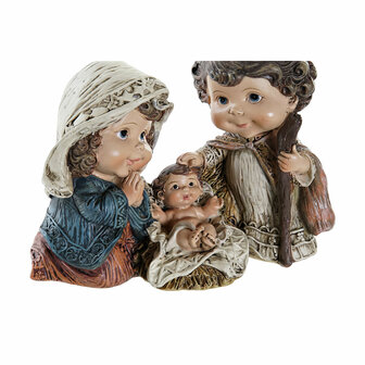 Kerststal set DKD Home Decor Hars Multicolour (16 x 9 x 12 cm) (2 Stuks) 2