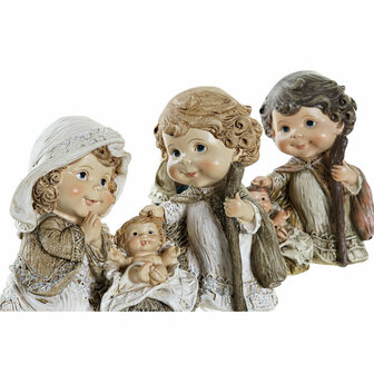 Kerststal set DKD Home Decor Hars Multicolour (16 x 9 x 12 cm) (2 Stuks) 3