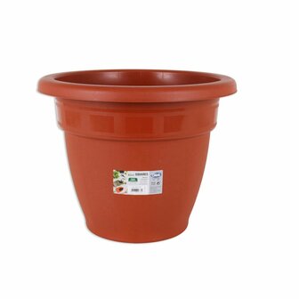 Bloempot Dem Squares Rond Bruin 41,5 x 33 cm (6 Stuks) 2