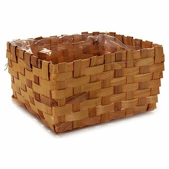 Bloempot Ibergarden Bruin Riet 21 x 12,5 x 27 cm 1