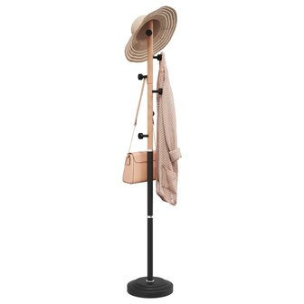 Kapstok 177 cm gepoedercoat ijzer zwart 1