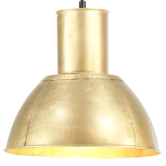 Hanglamp rond 25 W E27 28,5 cm messingkleurig 1