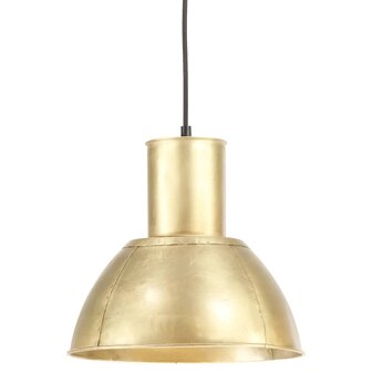 Hanglamp rond 25 W E27 28,5 cm messingkleurig 2