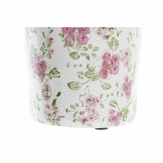 Vaas DKD Home Decor Wit Groen Kastanjebruin Keramiek Shabby Chic (14 x 14 x 25 cm) 3