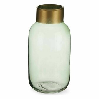 Vaas Soepel Gouden Groen Glas (11,5 x 24 x 11,5 cm) 1
