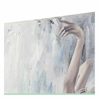 Schilderij DKD Home Decor Canvas Grijs Blauw Hout Wit (100 x 3 x 100 cm) (2 Stuks) 4