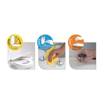 Tiger Toiletbril Blade wit 9