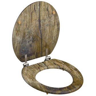 SCH&Uuml;TTE Toiletbril SOLID WOOD MDF met print 2