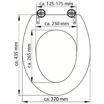 SCH&Uuml;TTE Toiletbril SOLID WOOD MDF met print 6