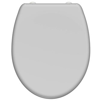SCH&Uuml;TTE Toiletbril met soft-close quick-release GREY duroplast 1