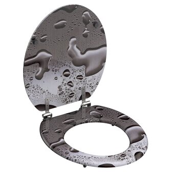 SCH&Uuml;TTE Toiletbril GREY STEEL MDF 1