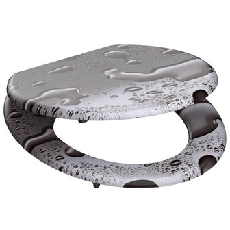 SCH&Uuml;TTE Toiletbril GREY STEEL MDF 2