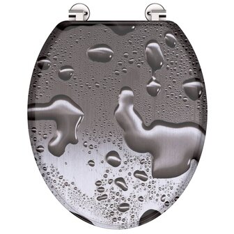 SCH&Uuml;TTE Toiletbril GREY STEEL MDF 3