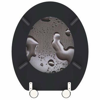 SCH&Uuml;TTE Toiletbril GREY STEEL MDF 5
