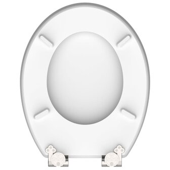 SCH&Uuml;TTE Toiletbril met soft-close BLUE WOOD MDF hoogglans 4