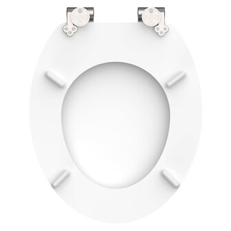 SCH&Uuml;TTE Toiletbril met soft-close SHELL HEART MDF hoogglans 4