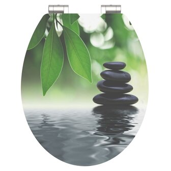 SCH&Uuml;TTE Toiletbril met soft-close OASIS MDF hoogglans 1