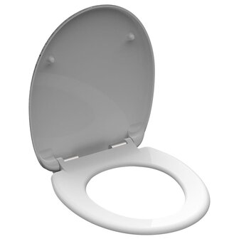 SCH&Uuml;TTE Toiletbril met soft-close INDUSTRIAL GREY 2